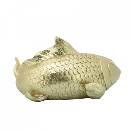 Sagebrook 11" Resin Koi Fish - Gold