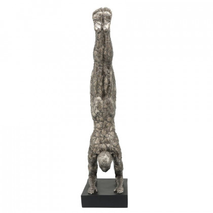Sagebrook 33" Resin Sirsasana - Gunmetal