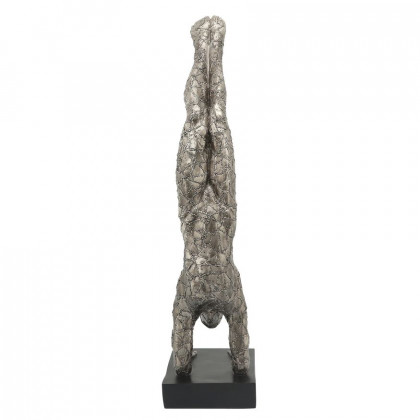 Sagebrook 33" Resin Sirsasana - Gunmetal