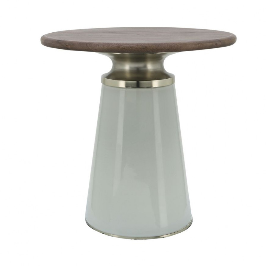 Sagebrook 18" Nebular Side Table - Cream