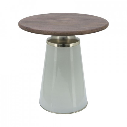 Sagebrook 18" Nebular Side Table - Cream
