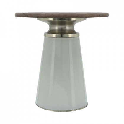 Sagebrook 18" Nebular Side Table - Cream
