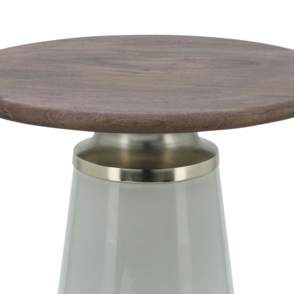 Sagebrook 18" Nebular Side Table - Cream