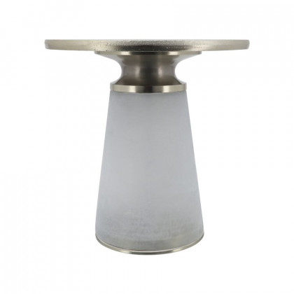 Sagebrook 18" Nebular Side Table - Frost