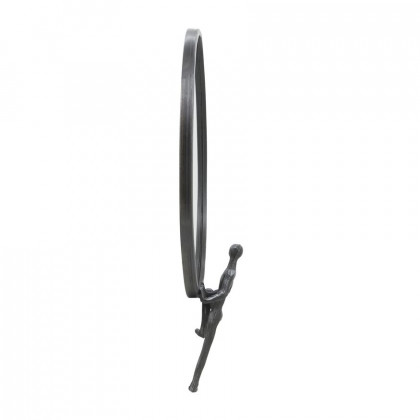 Sagebrook - Metal Mirror With Man Decor