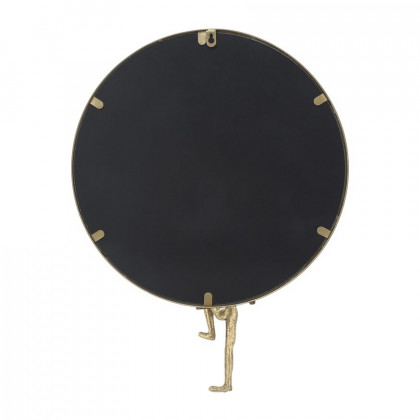 Sagebrook Metal Mirror With Man Decor - Gold