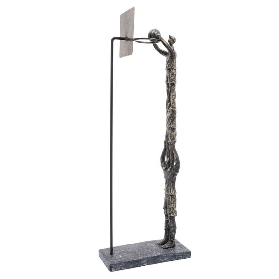 Sagebrook 19" Resin 3-men Dunk - Bronze