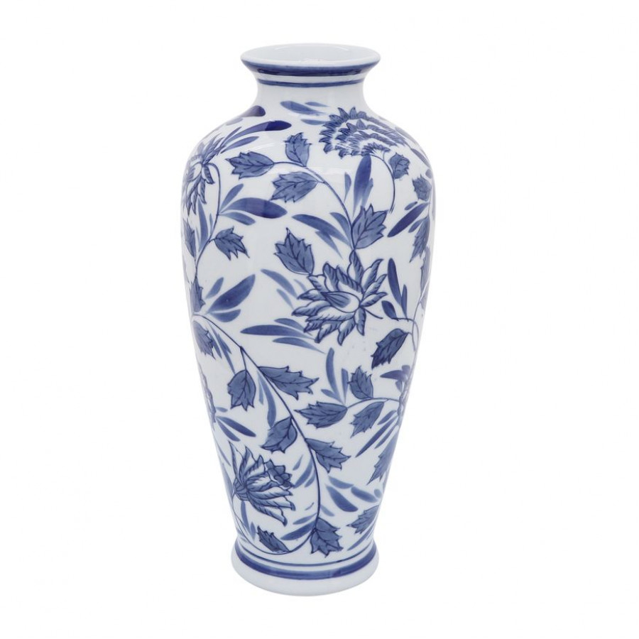 Sagebrook - 13" Ceramic Chinoiserie Vase in Blue/White