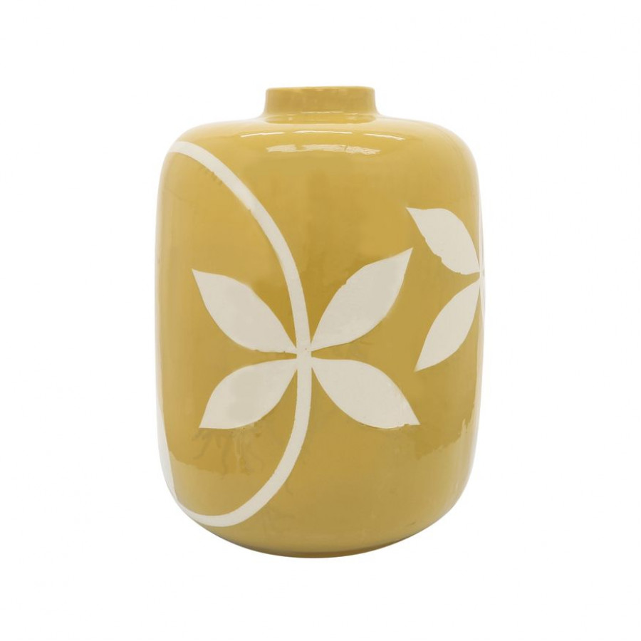 Sagebrook - 13" Ceramic Leaf Vase