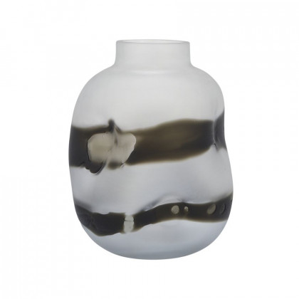 Sagebrook - 14" Glass Dented Vase