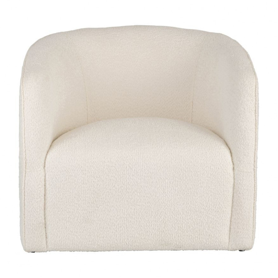 Sagebrook Barrel Arm Chair - Ivory