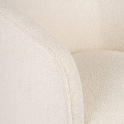 Sagebrook Barrel Arm Chair - Ivory