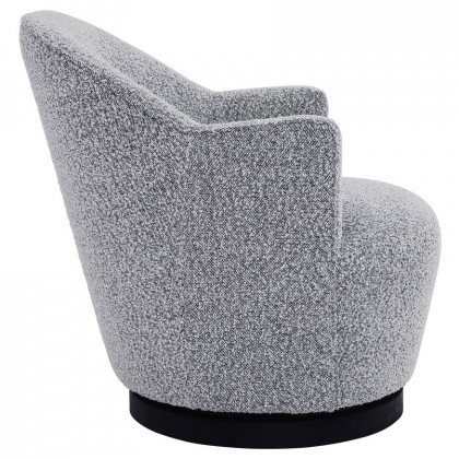 Sagebrook Wood Swivel Chair - Salt & Pepper