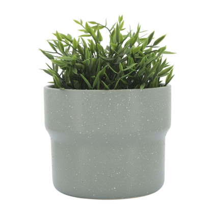 Sagebrook 7"/9"/10" Ceramic Mushroom Planters (Set Of 3) - Green