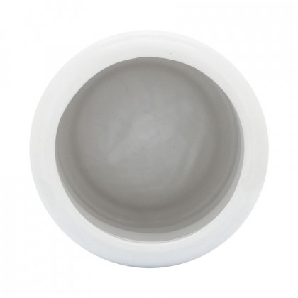Sagebrook 8" Ceramic Bibendum Planter - White