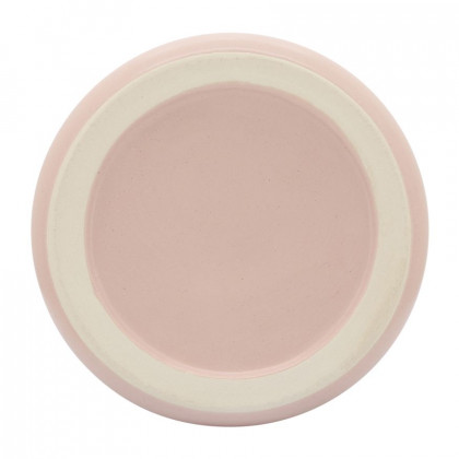 Sagebrook 10" Ceramic Bibendum Planter - Dusty Rose