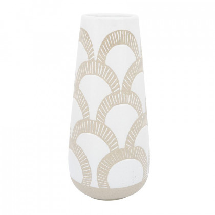 Sagebrook - 15" Ceramic Aztec Vase
