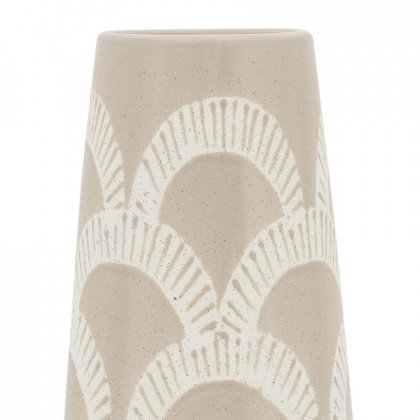 Sagebrook 15" Ceramic Aztec Vase - Beige