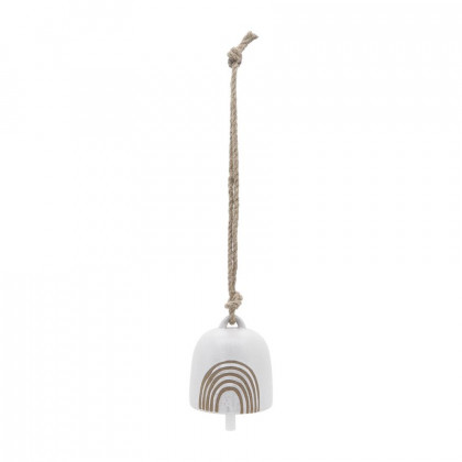 Sagebrook - 4" Ceramic Hanging Bell Circles