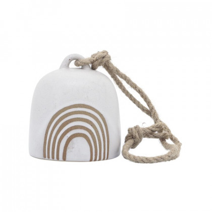 Sagebrook - 4" Ceramic Hanging Bell Circles