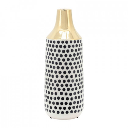 Sagebrook - 12" Ceramic Dotted Vase