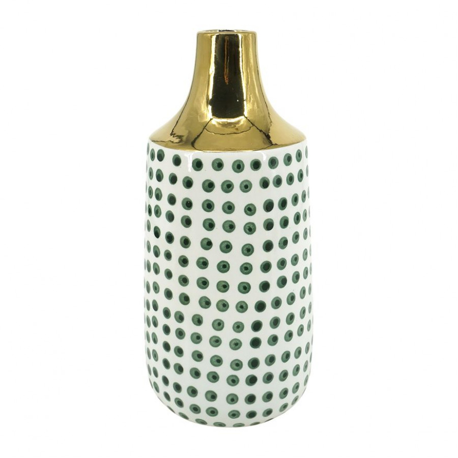 Sagebrook - 12" Ceramic Dotted Vase