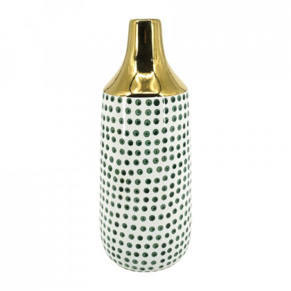 Sagebrook - 12" Ceramic Dotted Vase