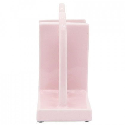 Sagebrook 6" Ceramic Arch Bookends (Set Of 2) - Blush