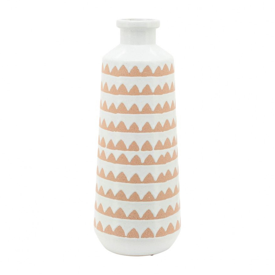Sagebrook - 16837 16" Ceramic Aztec Vase