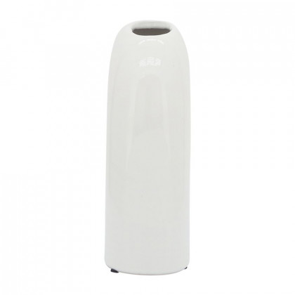 Sagebrook 8" Ceramic Horseshoe Vase - White
