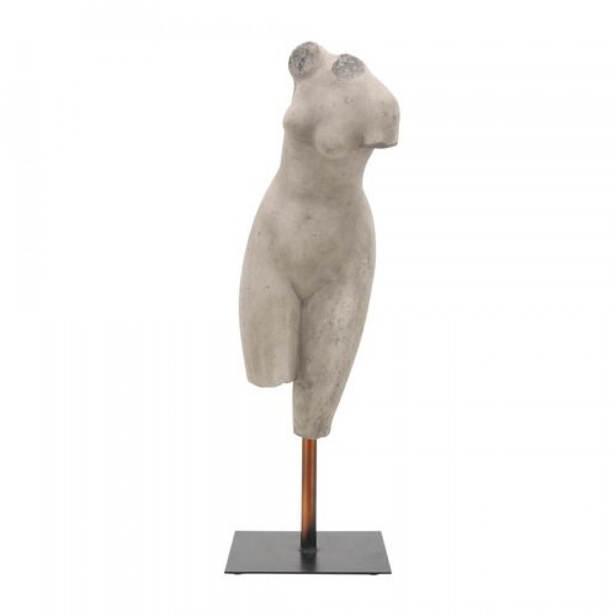 Sagebrook - 26" Resin Torso in Gray