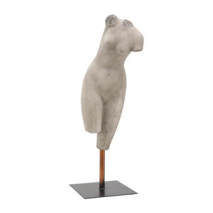 Sagebrook - 26" Resin Torso in Gray
