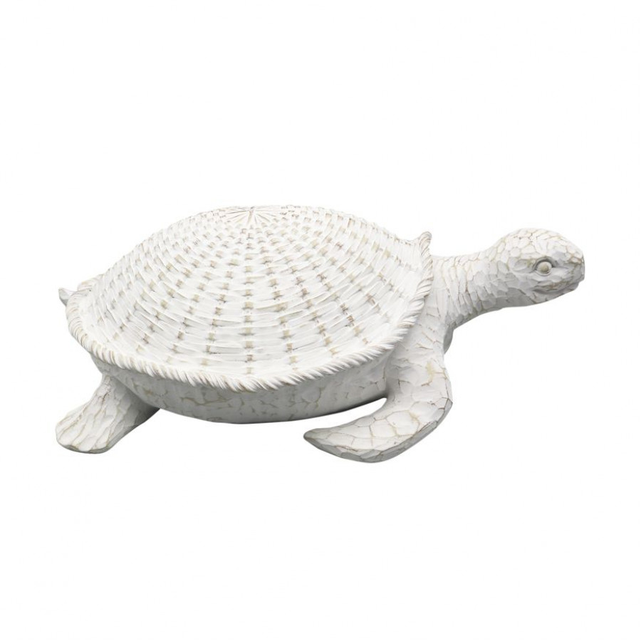 Sagebrook - 15" Polyresin Turtle Decor in White