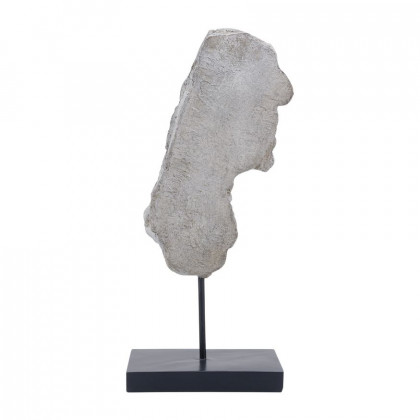 Sagebrook 16" Resin Face On Stand - Gray