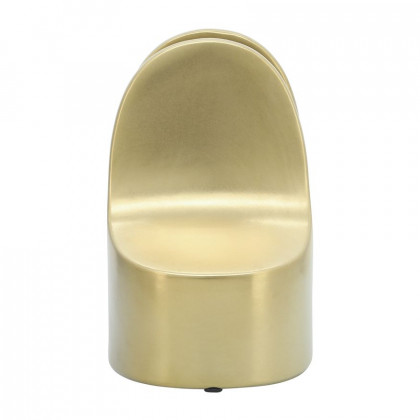 Sagebrook - 6" Ceramic Contemporary Bookends in Gold