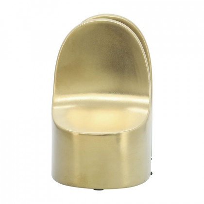 Sagebrook - 6" Ceramic Contemporary Bookends in Gold