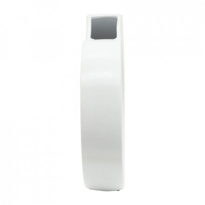 Sagebrook 13" Ceramic Asbtract Vase - White