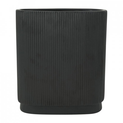 Sagebrook - 12" Ceramic Ridged Vase