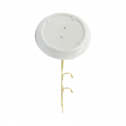Sagebrook - 12" Ceramic Eyes Jewelry Hanger in White/Gold