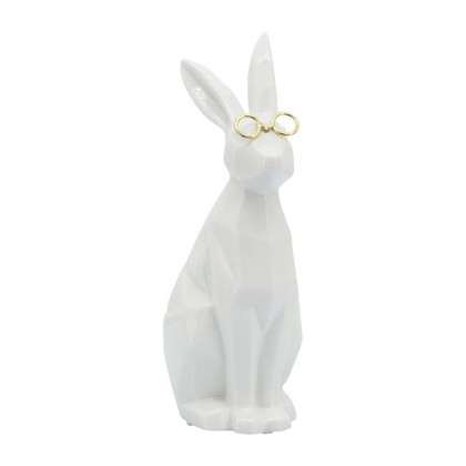 Sagebrook - 11" Ceramic Cat With Glasses