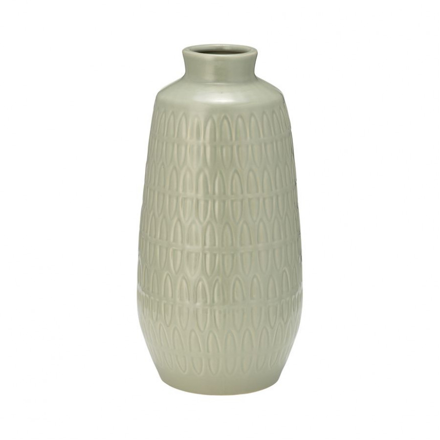 Sagebrook - 15" Ceramic Carved Vase