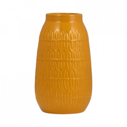 Sagebrook - 12" Ceramic Carved Vase