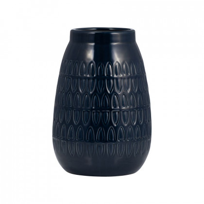 Sagebrook - 12" Ceramic Carved Vase
