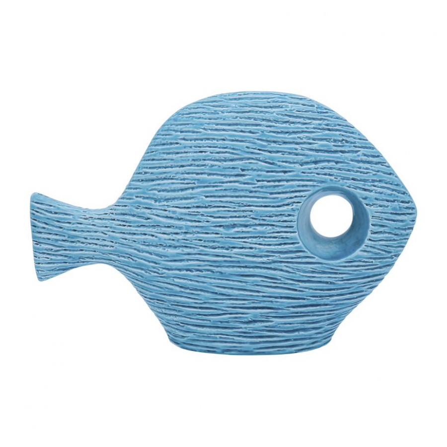 Sagebrook - 14" Ceramic Textured Fish