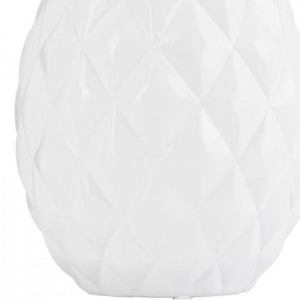 Sagebrook - 13" Ceramic Pineapple Decor in White