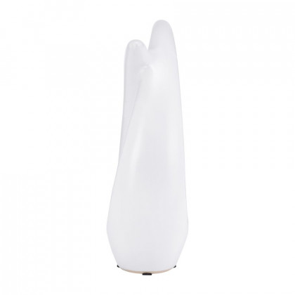 Sagebrook 10" Ceramic Loopy Table Top Accent - White