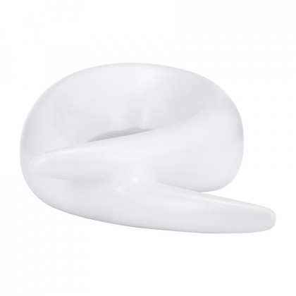 Sagebrook 10" Ceramic Loopy Table Top Accent - White