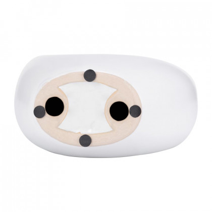 Sagebrook 10" Ceramic Loopy Table Top Accent - White