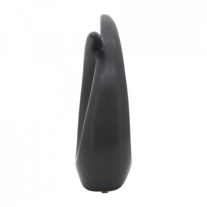 Sagebrook 10" Ceramic Loopy Table Top Accent - Black