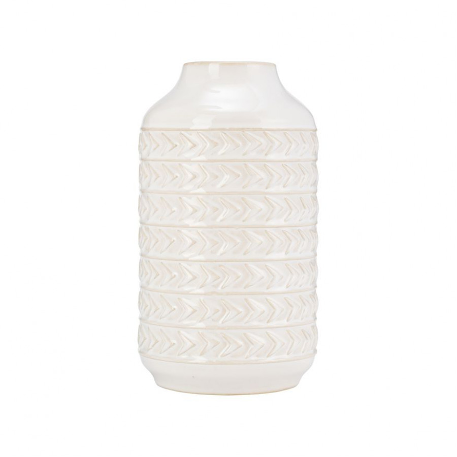 Sagebrook - 16" Ceramic Aztec Vase